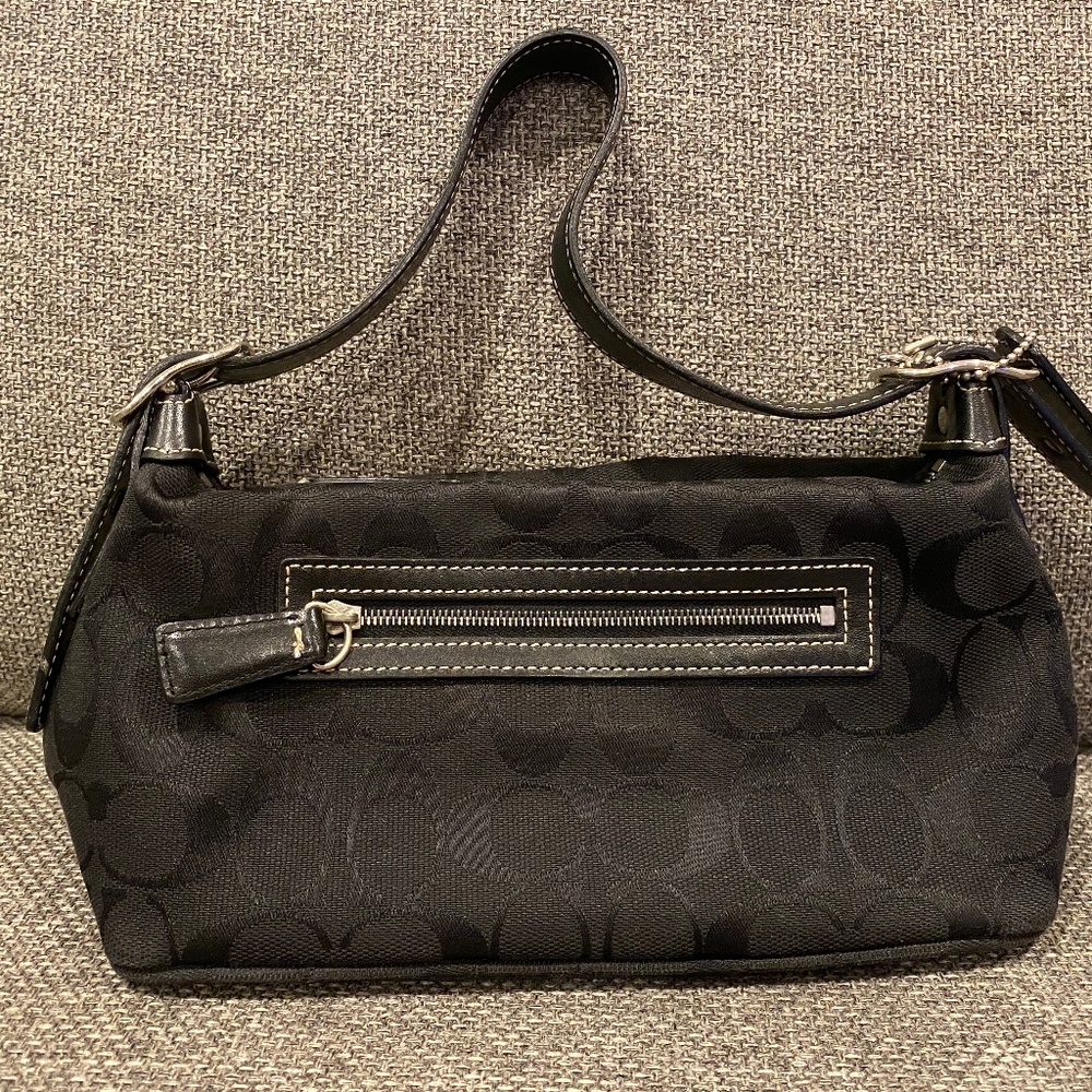 Coach Mini Satchel Bag Black